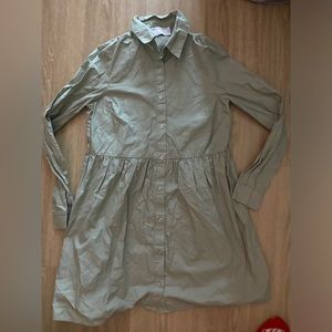 GREEN BLOUSE SWEATSHIRT